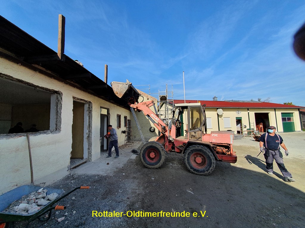 Rottaler-Oldtimerfreunde e.V. Garagenbau Abbrucharbeiten